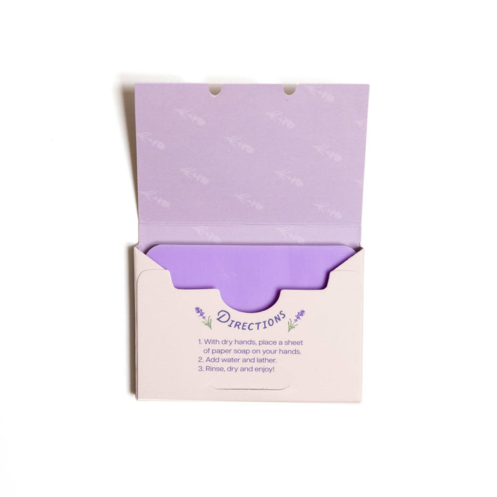 Flower Market Soap Co. Paper Soap in Lavender