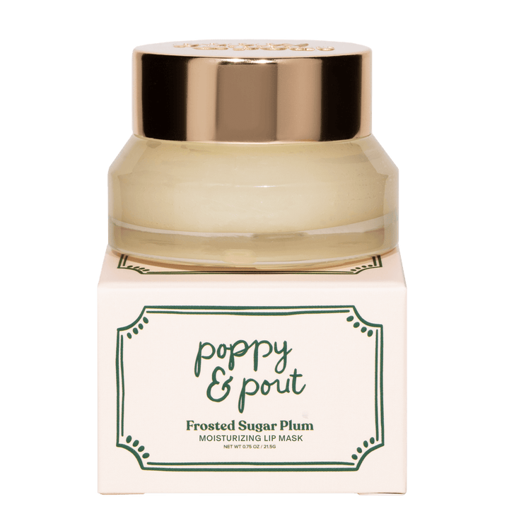 PREORDER Poppy & Pout Holiday Lip Mask: Frosted Sugar Plum