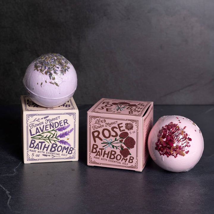 Flower Market Rose and Lavender Bath Bombs