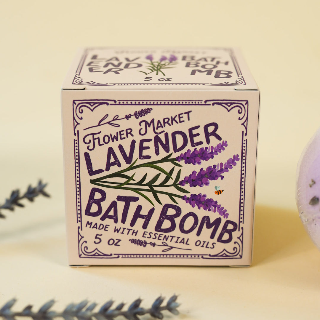 Flower Market Soap Co. Bath Bomb - Lavender