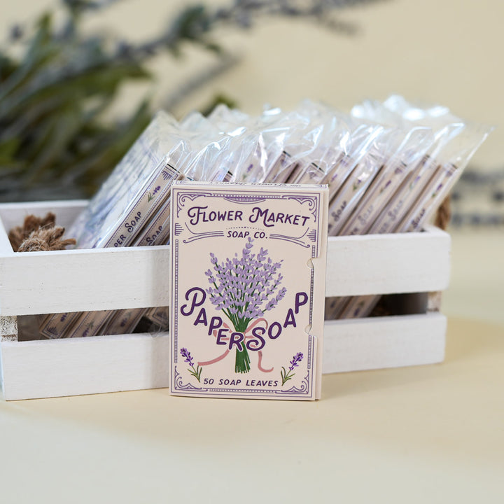 Flower Market Soap Co. Paper Soap – Lavender