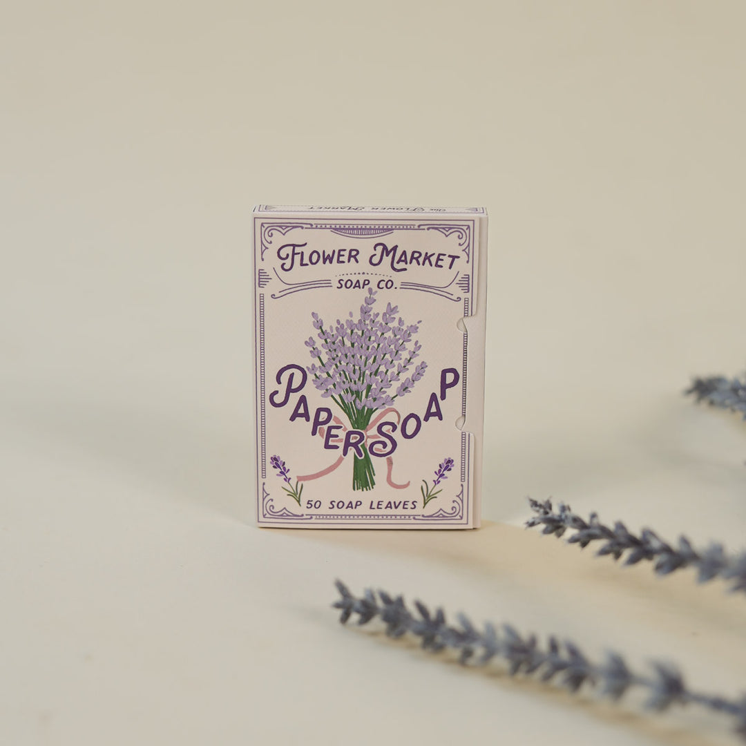 Flower Market Soap Co. Paper Soap – Lavender
