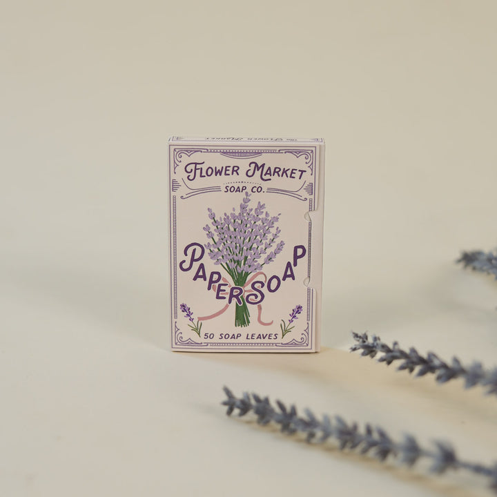 Flower Market Soap Co. Paper Soap – Lavender