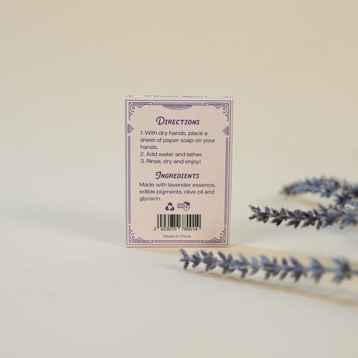 Flower Market Soap Co. Paper Soap – Lavender