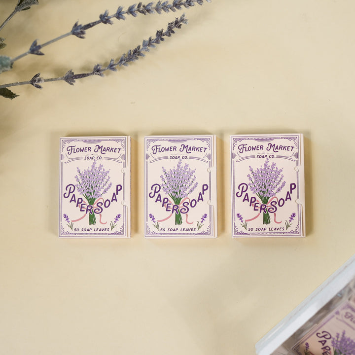 Flower Market Soap Co. Paper Soap – Lavender