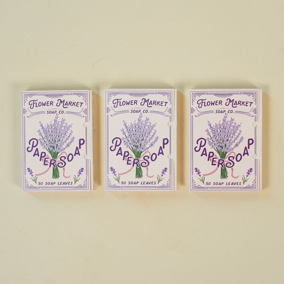 Flower Market Soap Co. Paper Soap – Lavender