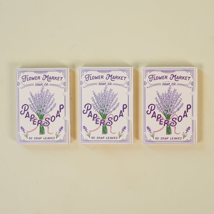 Flower Market Soap Co. Paper Soap – Lavender