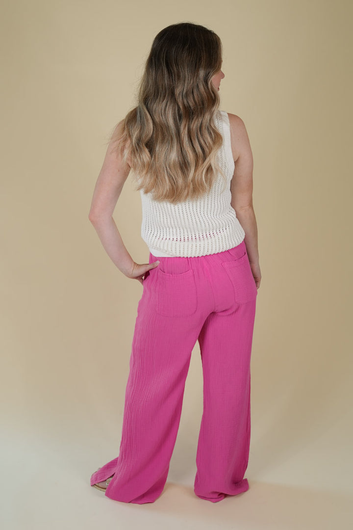 Thread and Supply Verna Pants - Soft Fuschia