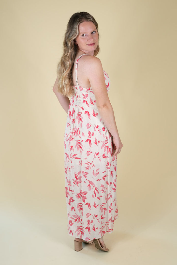 Tropical Leaf Summer Dress