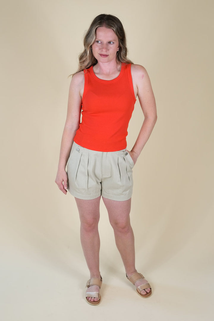 Thread and Supply Evie Tank - Poppy Red
