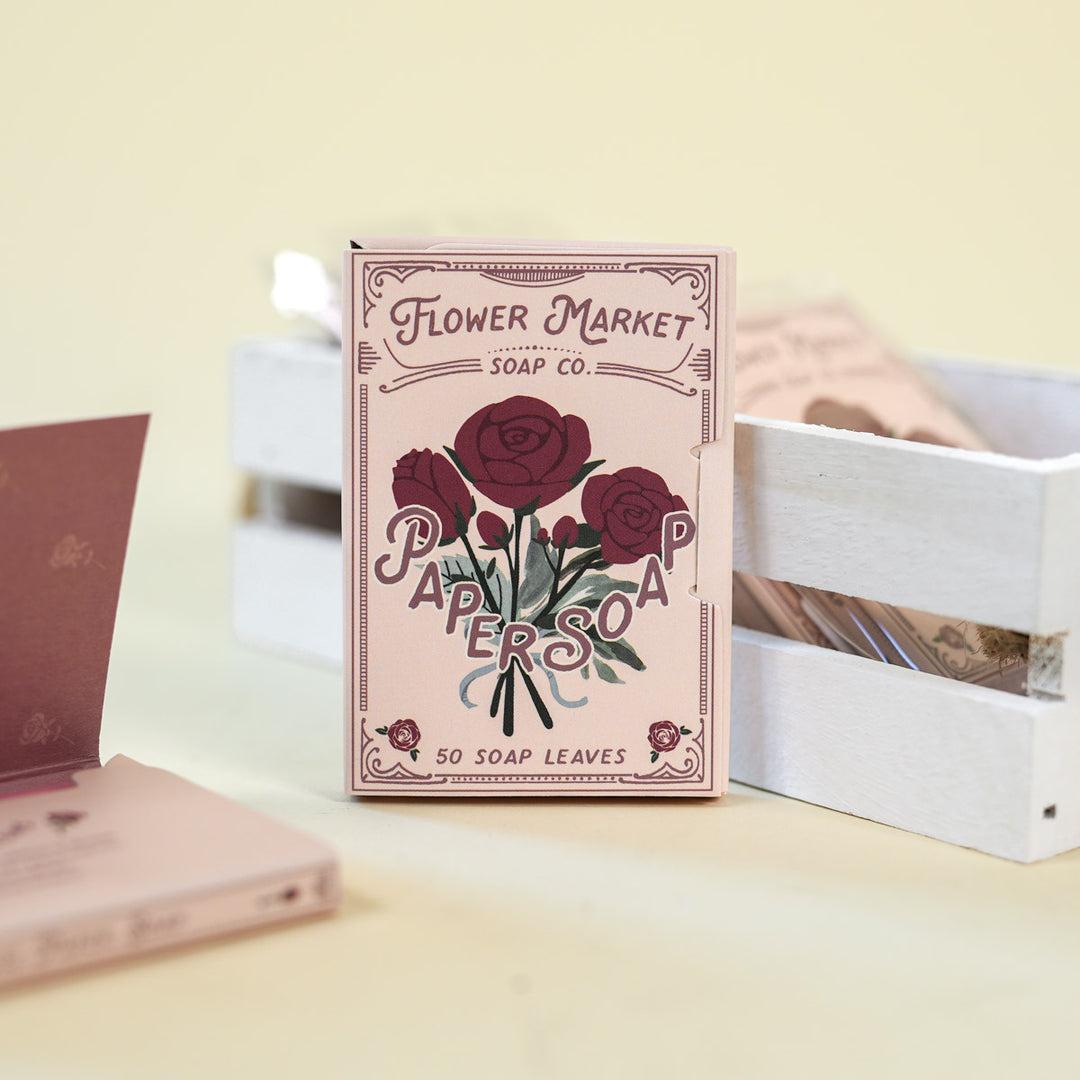 Flower Market Soap Co. Paper Soap – Rose