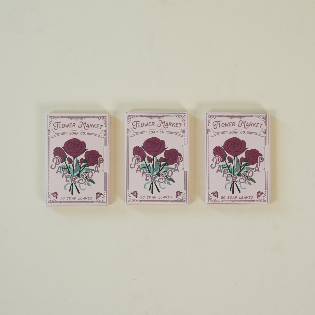 Flower Market Soap Co. Paper Soap – Rose
