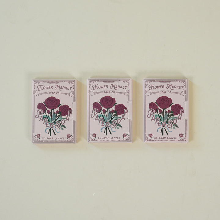 Flower Market Soap Co. Paper Soap – Rose