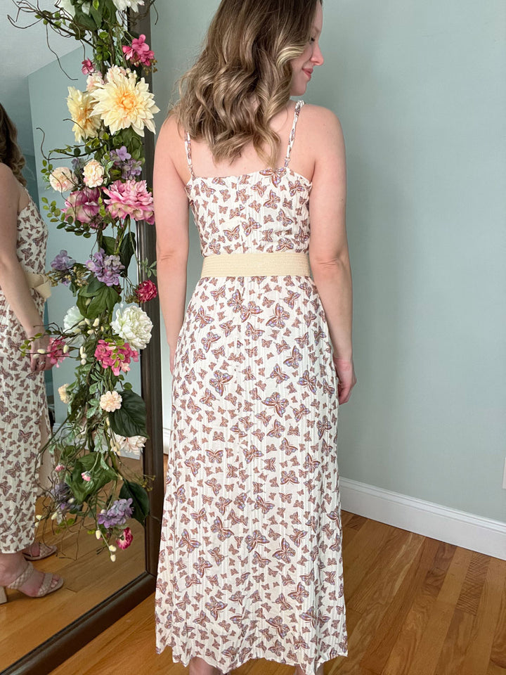 Heart Flutters Butterfly Midi Dress