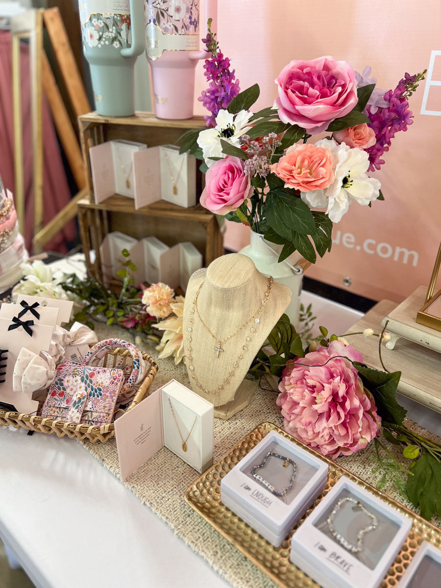 Branch and Bloom Farms market display