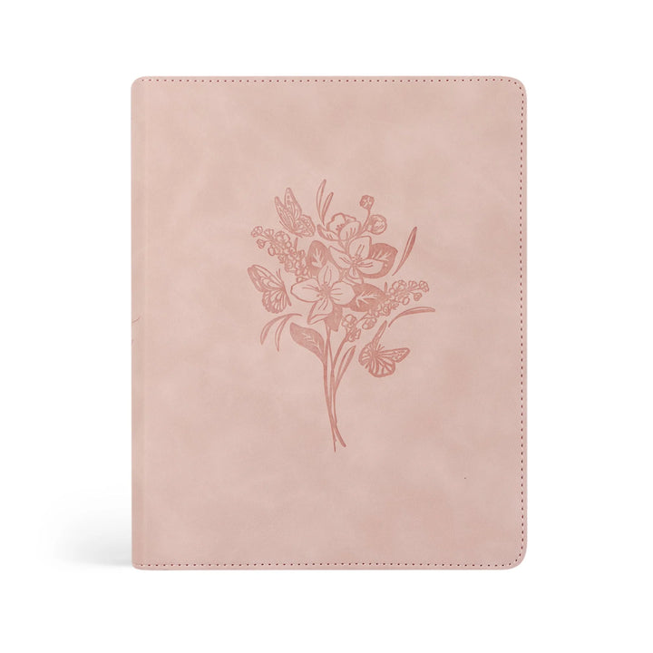 Hosanna Revival ESV Journaling Bible - Shiloh Theme | Beautiful Bible | Pink bible with flowers and butterflies