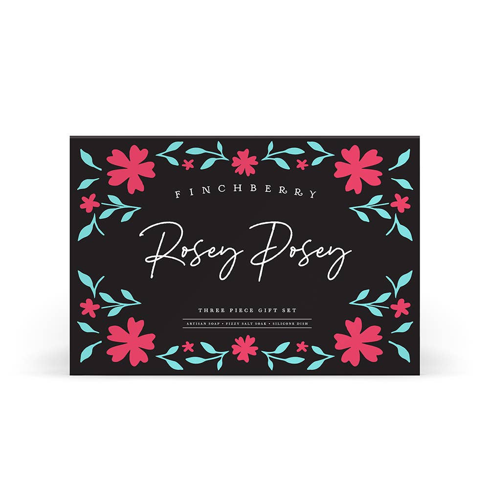 FinchBerry Rosey Posey Bath & Body Set