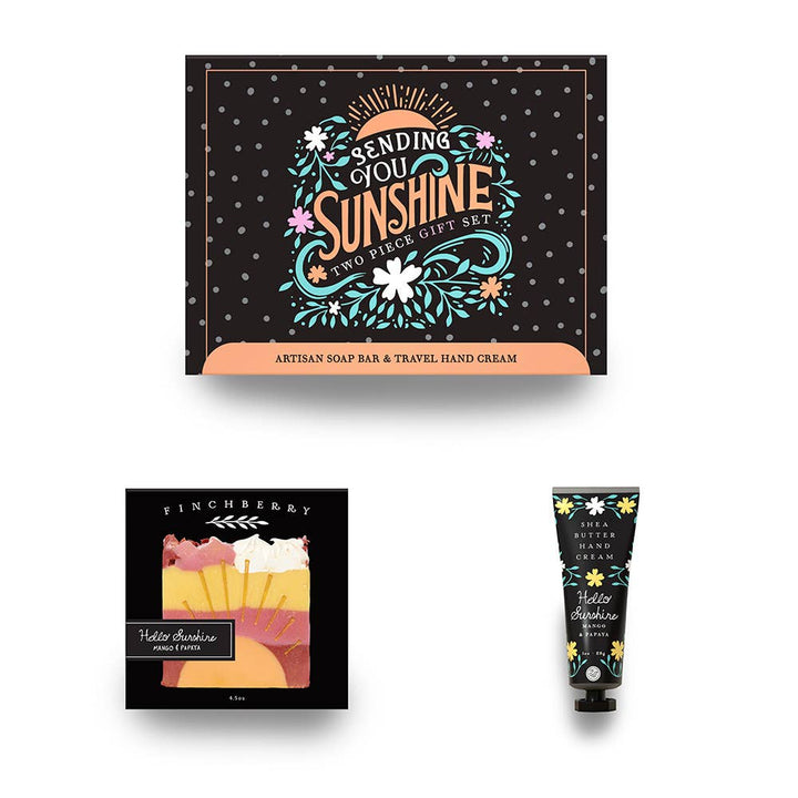 FinchBerry Sending You Sunshine Bath & Body Gift Set