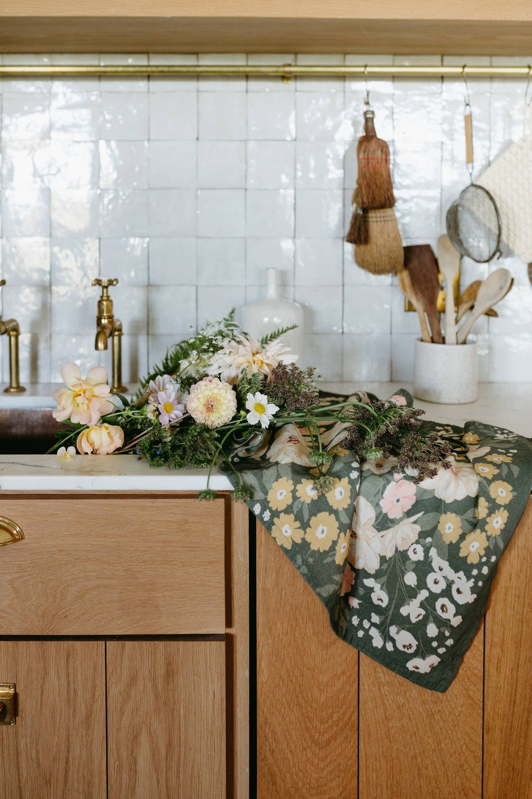 Flowerie Homebody Tea Towel | Lush Meadow