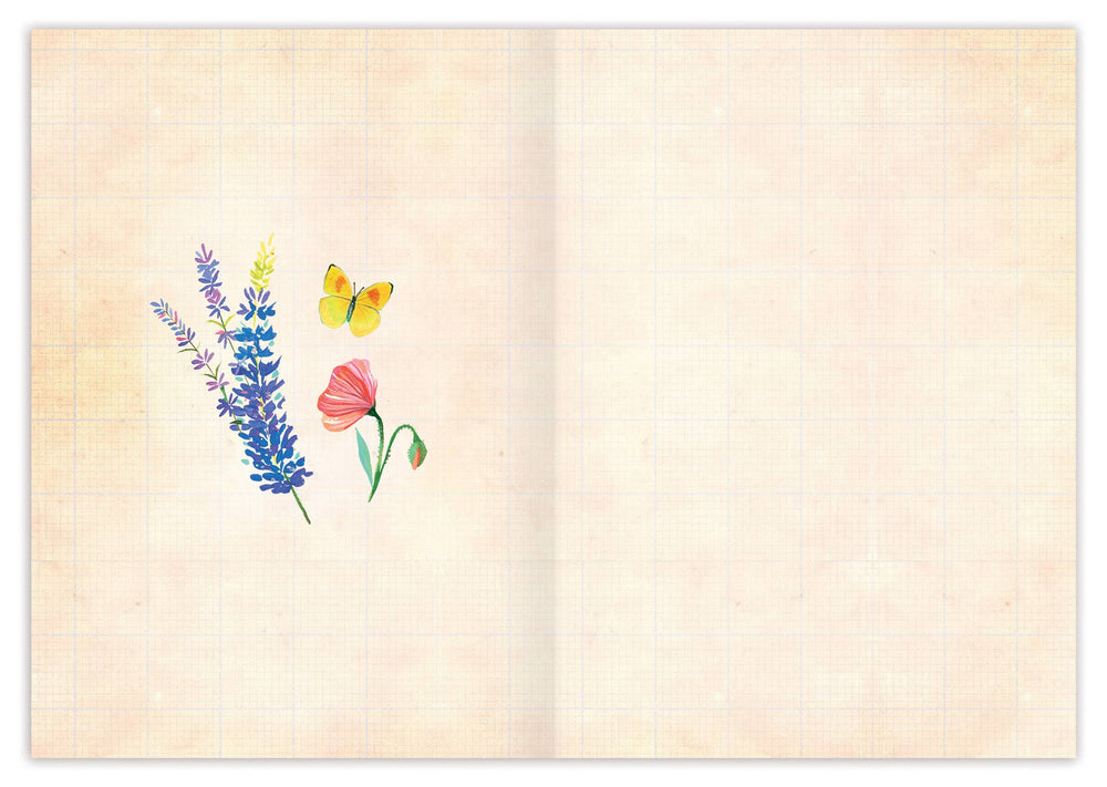 Flower Seed Packets Blank Card