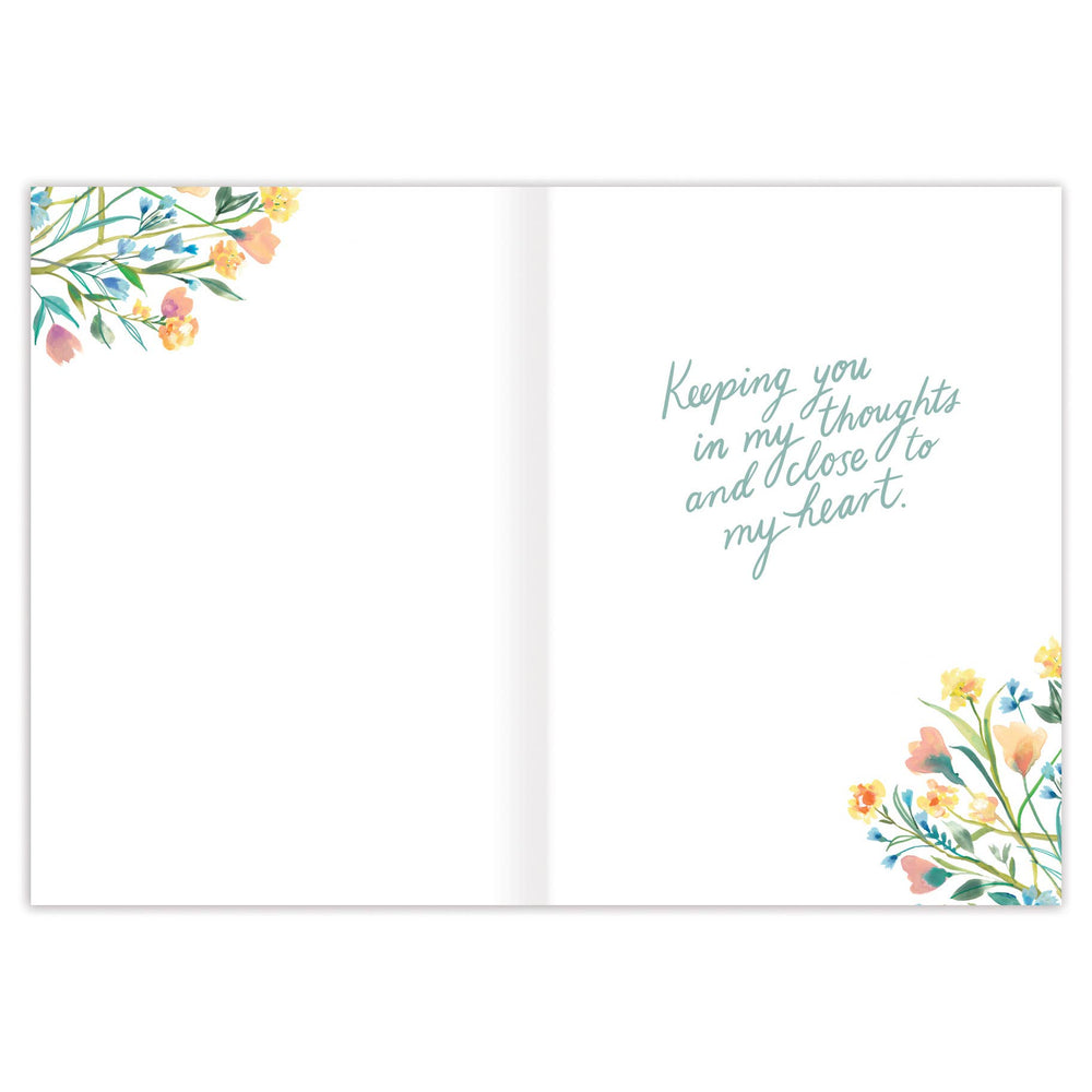Pastel Floral With Sympathy Card