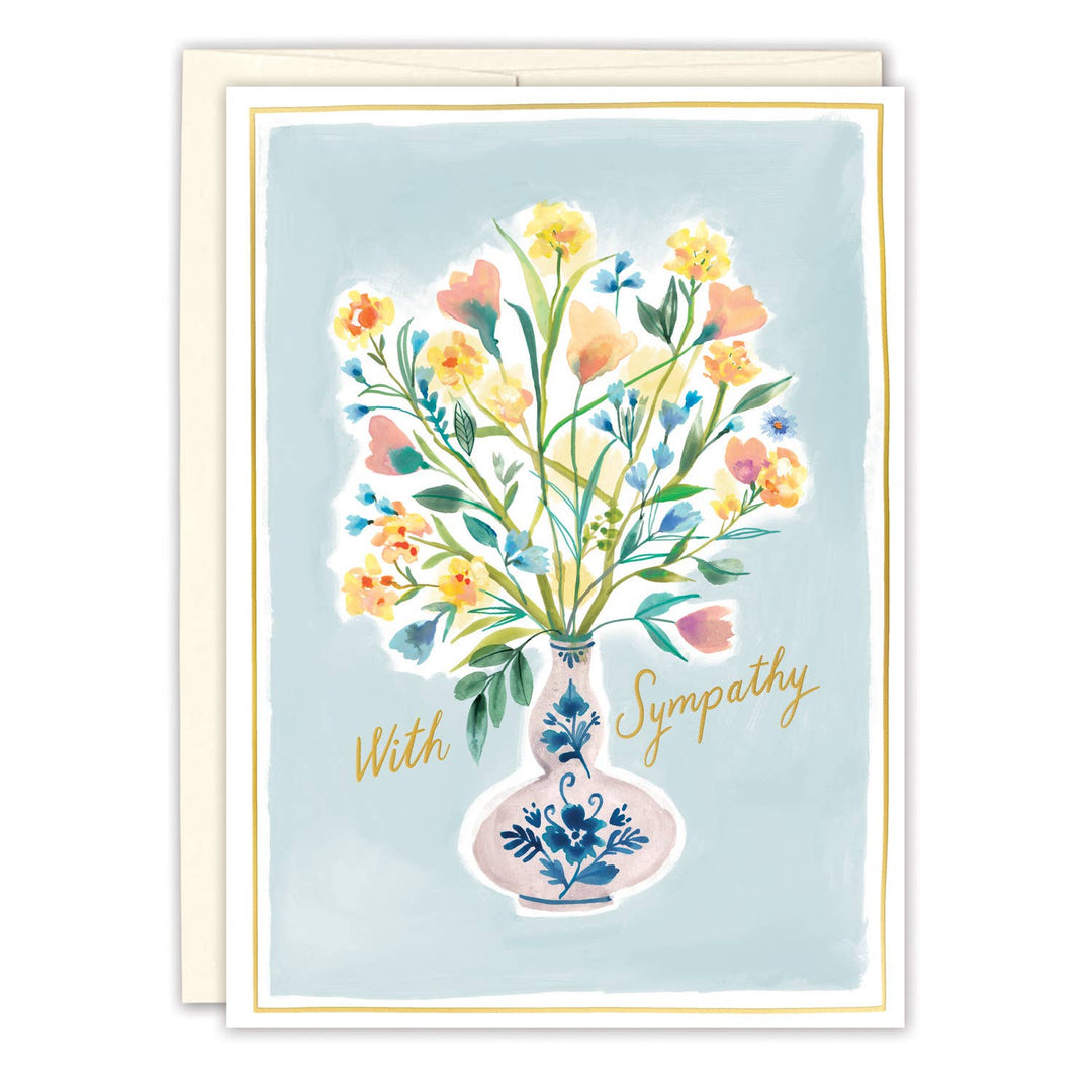 Pastel Floral With Sympathy Card