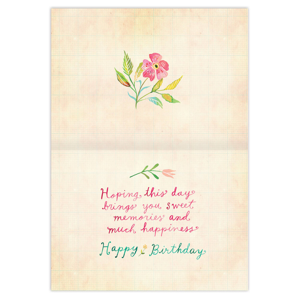 Flower Truck Birthday Card