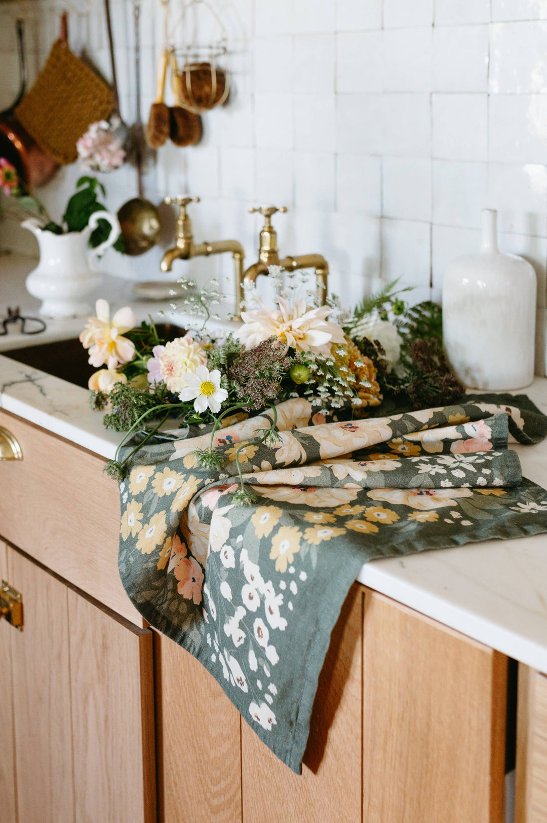 Flowerie Homebody Tea Towel | Lush Meadow