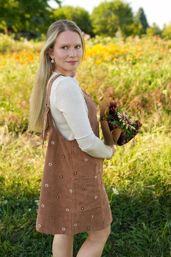 Meadow Corduroy Overall Dress