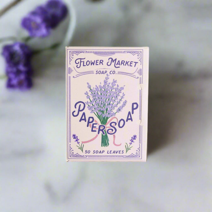 Flower Market Soap Co. Paper Soap – Lavender