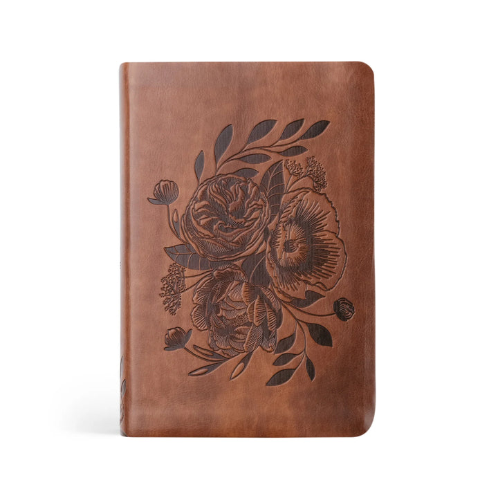 Hosanna Revival Compact NLT Bible: Aurora Theme | Beautiful Bible | Brown Floral Bible