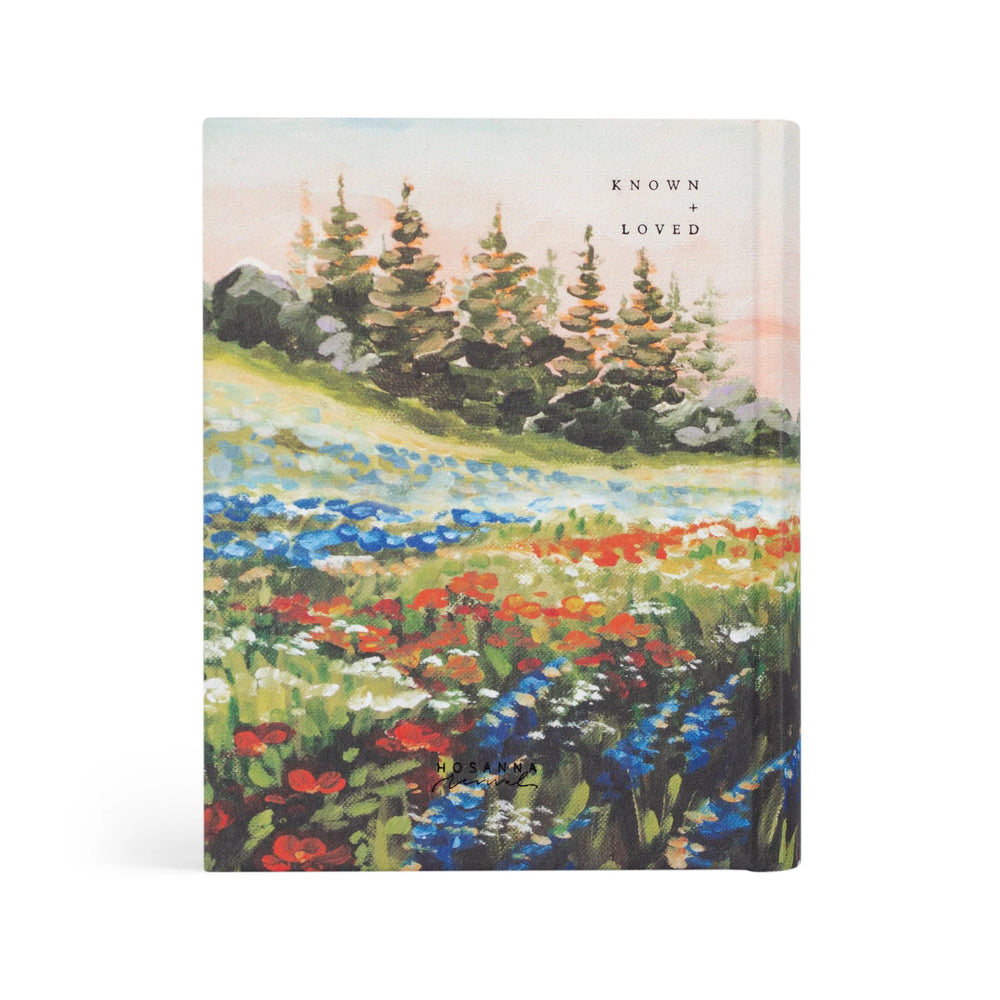 Hosanna Revival NLT Notetaking Bible: Coram Theme | Beautiful painted landscape Bible