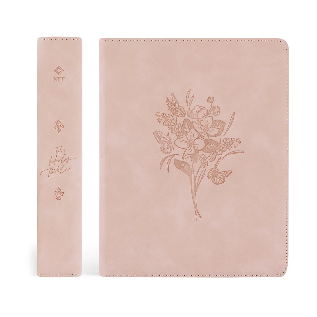 Hosanna Revival NLT Notetaking Bible: Shiloh Theme | Beautiful Bible | Pink Bible | Floral Bible