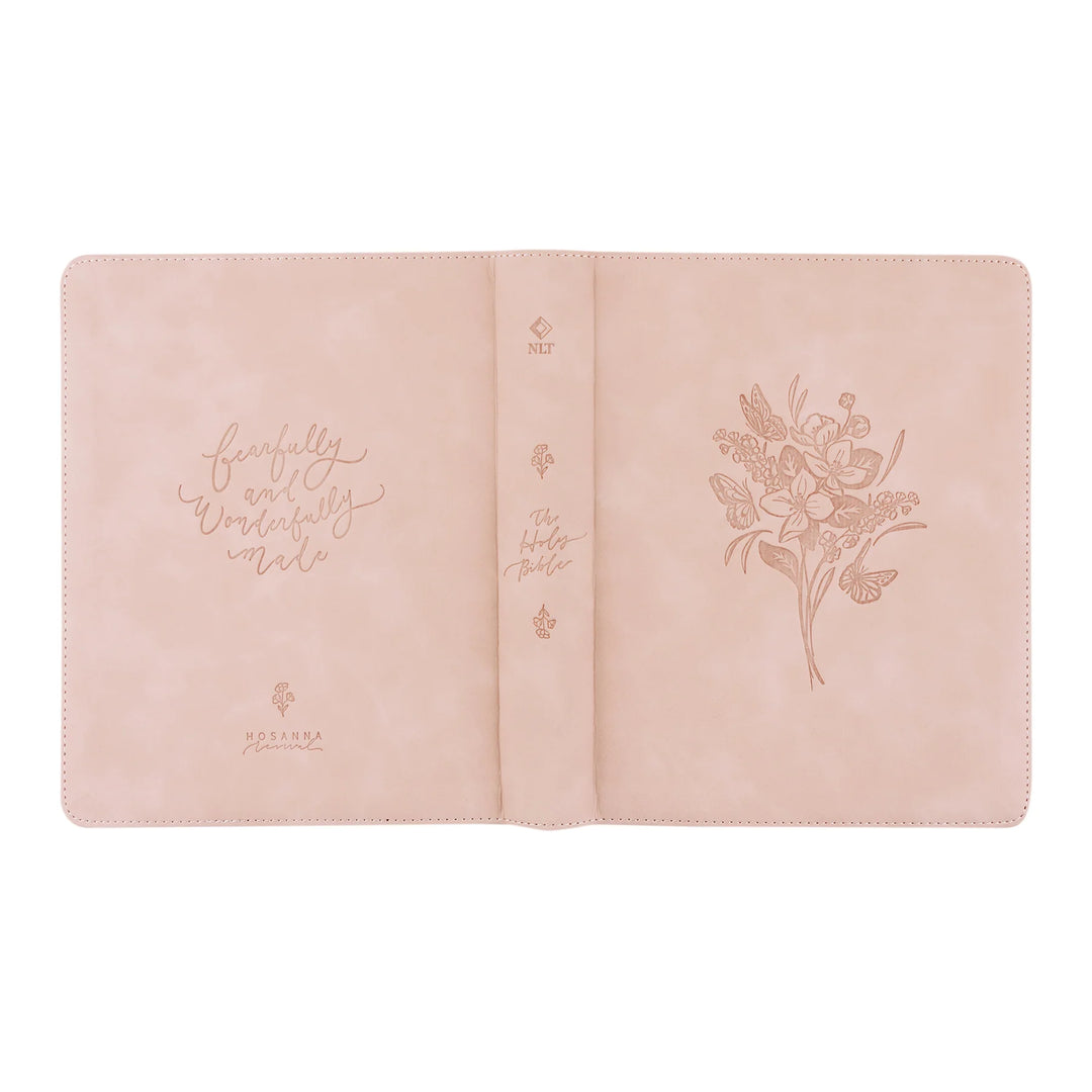 Hosanna Revival NLT Notetaking Bible: Shiloh Theme | Beautiful Bible | Pink Bible | Floral Bible