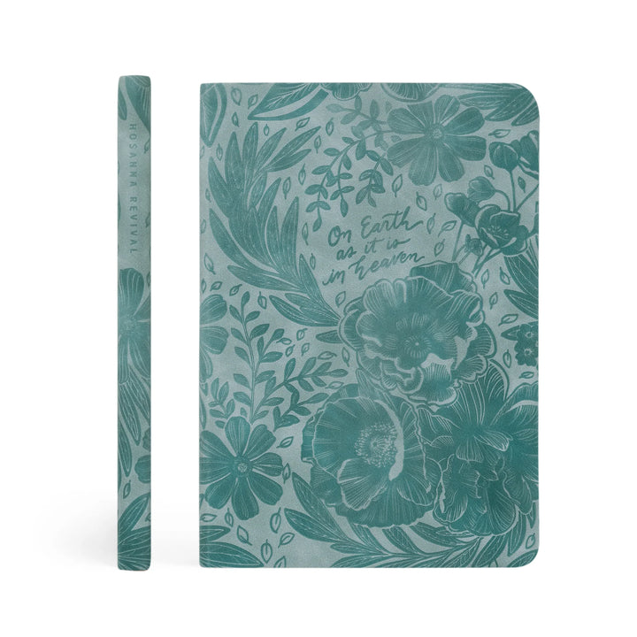 Hosanna Revival Notebook: Sonora Theme | Christian Notebook | Blue floral notebook