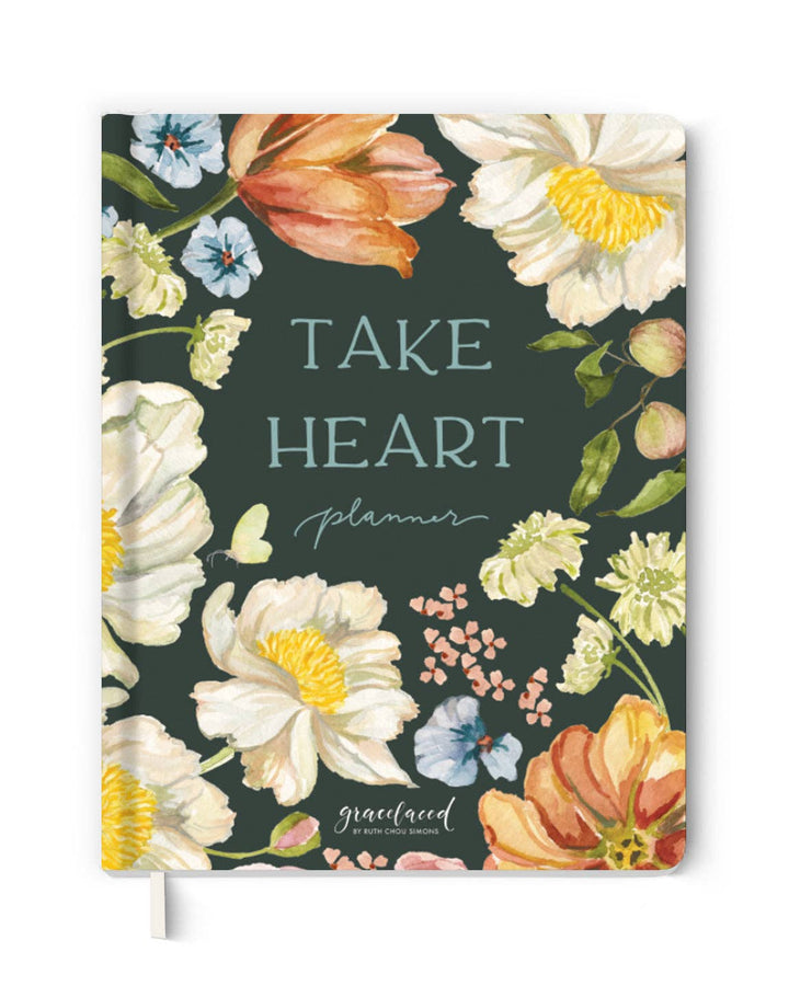 Gracelaced Take Heart 12-Month Undated Planner