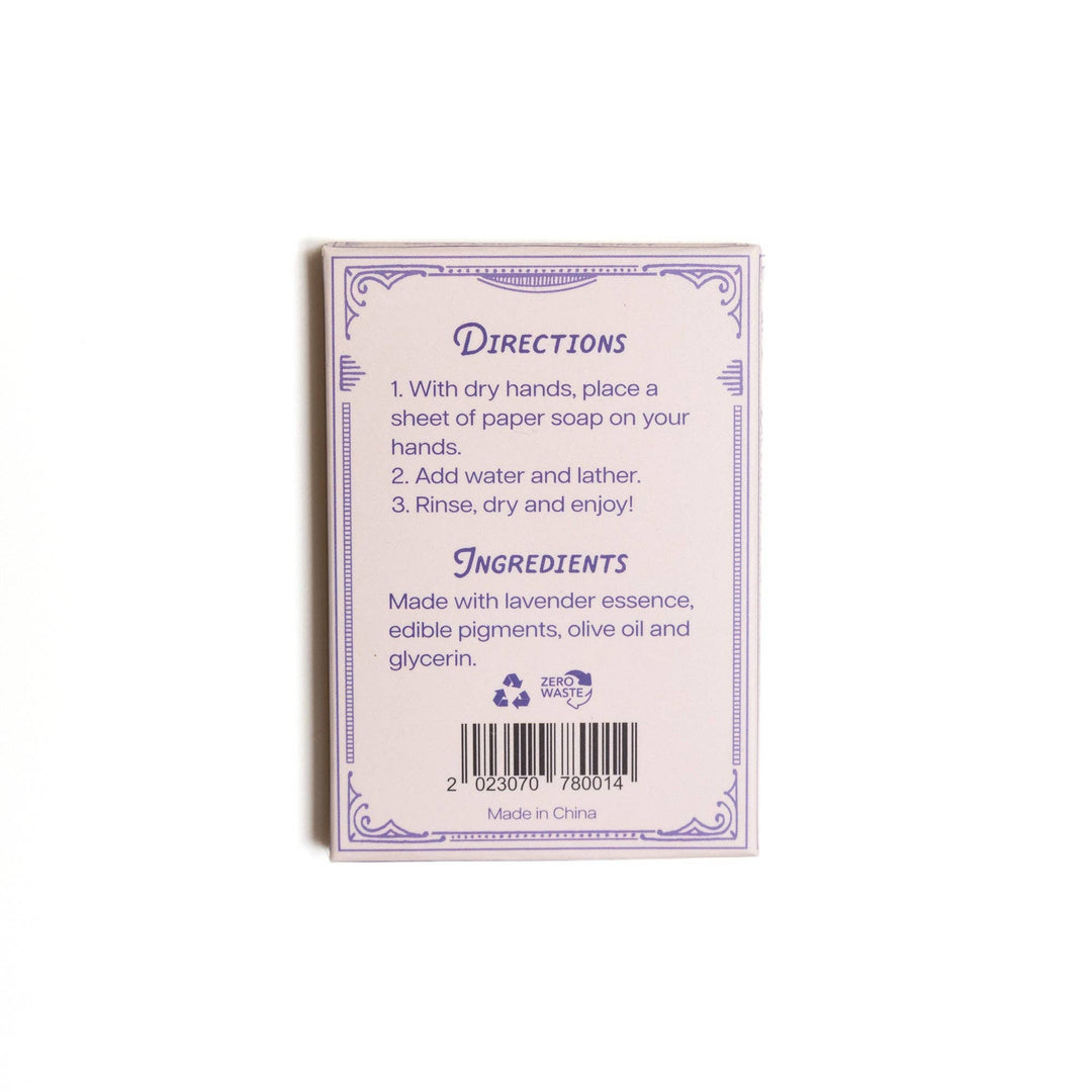 Flower Market Soap Co. Paper Soap in Lavender
