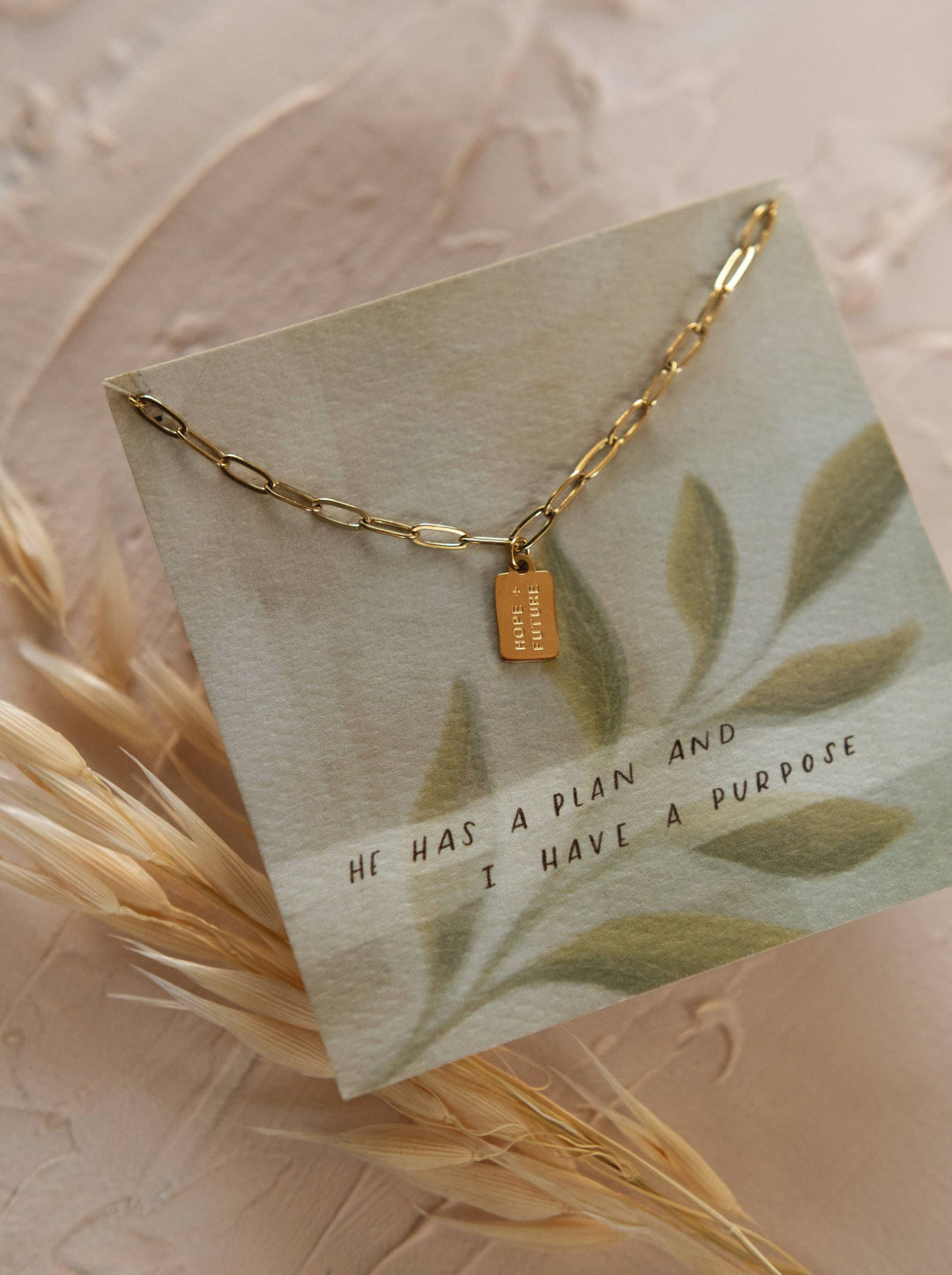 Hope and a Future Necklace | Jeremiah 29:11 | Dear Heart Jewelry | Christian Necklace