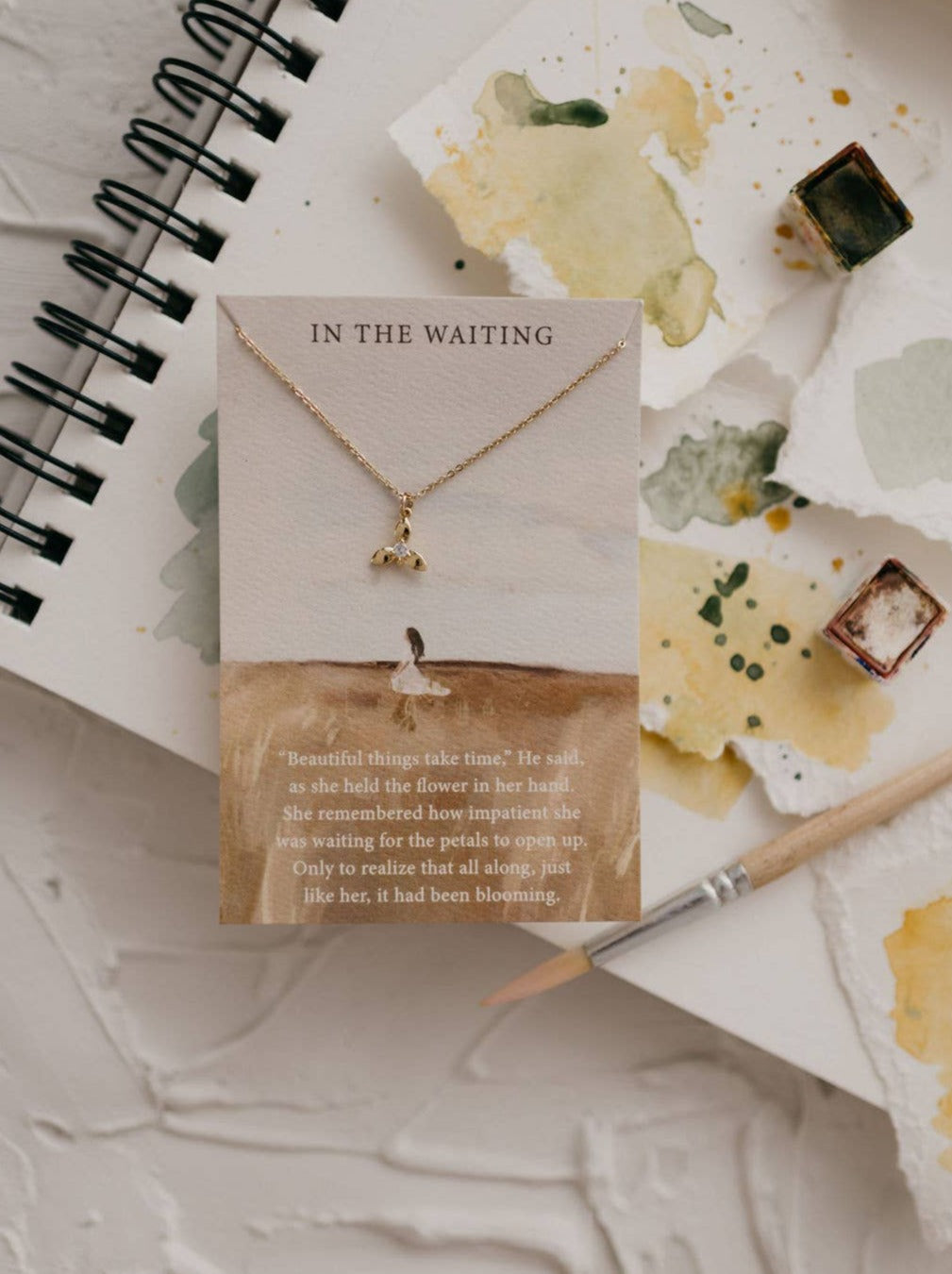 In the Waiting Necklace | Dear Heart Jewelry | Christian Necklace