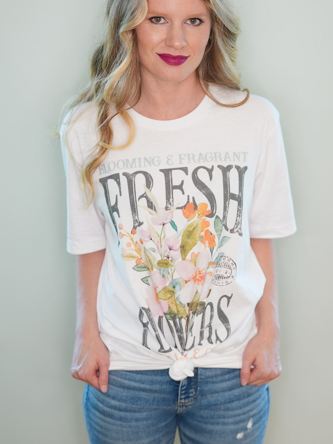 Fresh Flowers Graphic T-shirt