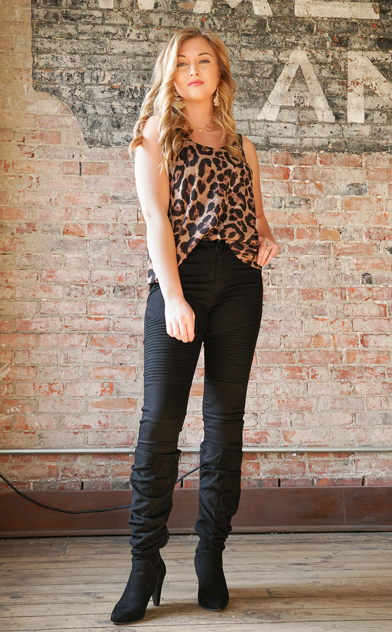 Leopard Print Tank Top